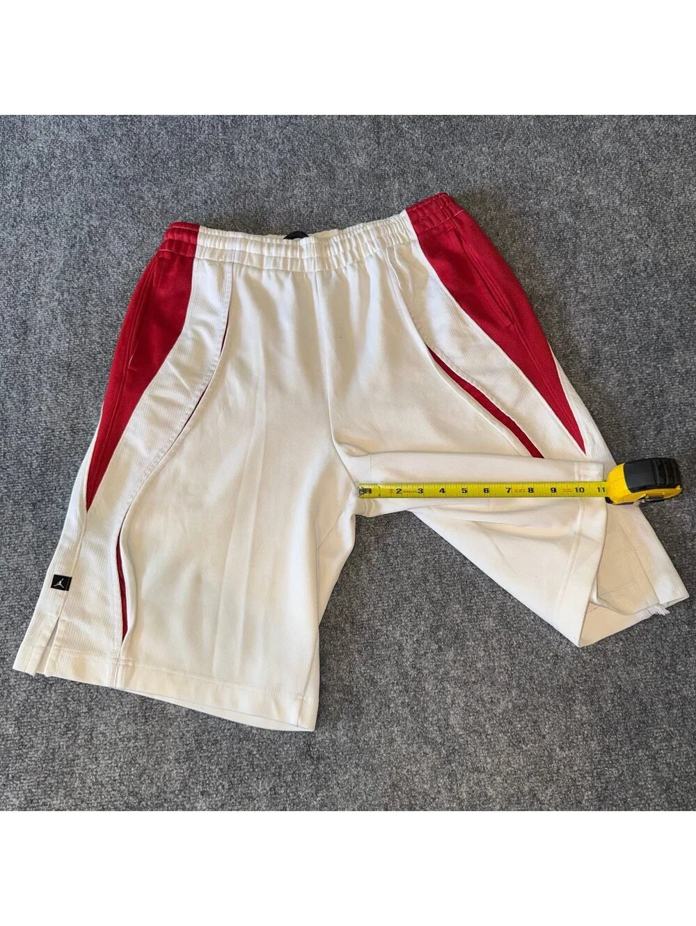 Nike Air Jordan Red Accent Grail Baggy Hoop Shorts Mens SM Vtg y2k 90s Rare